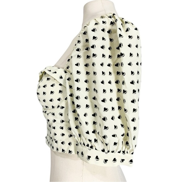 For Love & Lemons Sweetheart Crop Top Size Medium - Picture 6 of 9